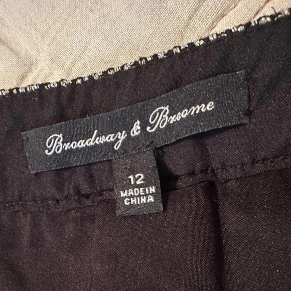 Madewell Broadway and Broome Gold Mini Skirt with Pockets Size 12 - Picture 6 of 9